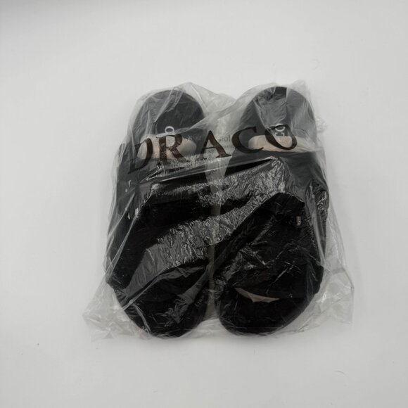 Draco Black Strap Slides Sandals Size 7-8 main image 4